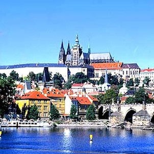 Pražský hrad a Karlův most