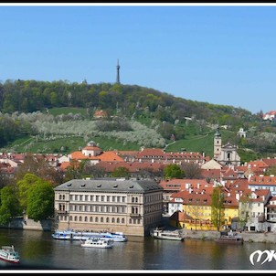 Lichtenštejnsý palác,Kampa a Petřín