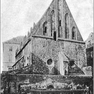 Staronova synagoga pred r. 1906
