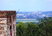 Pohled na Hranice n/Mor. z hradu Helfštýn