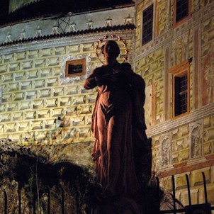 Cesky Krumlov v noci