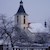 Kovářovský kostel Všech svatých v zimě