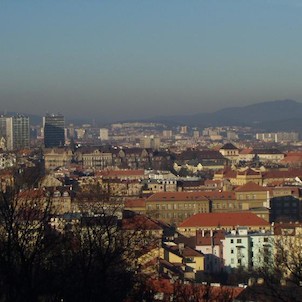 pohled na město