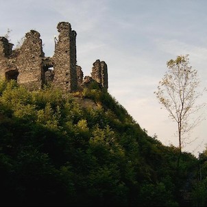 Hrad Andělská Hora, panorama vrcholku