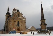 Kostel Nejsvětější Trojice a sloup