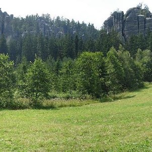 Adršpašské skály - pohľad od Adršpachu