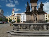 Broumovské náměstí s Mariánským sloupem