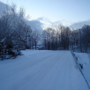 Chladné ráno v Orlickém Záhoří (-22°C) - 26.1.2007
