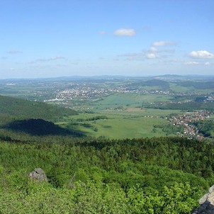 Luž, pohled z vrcholu