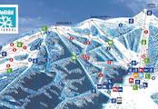 Mapa Ski areálu Ještěd