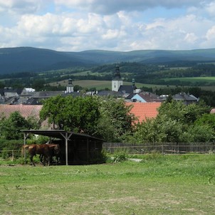 Pohled na jádro města od jihovýchodu