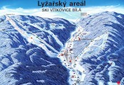 Mapa Ski areálu Bílá