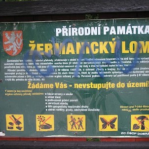 Žermanický lom, Žermanický lom - info tabule