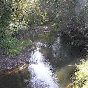 Meandry Lučiny, Meandry Lučiny - meandrující tok