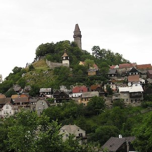 Pohled na Trúbu od jeskyně Šipka, Pohled na Trúbu od jeskyně Šipka