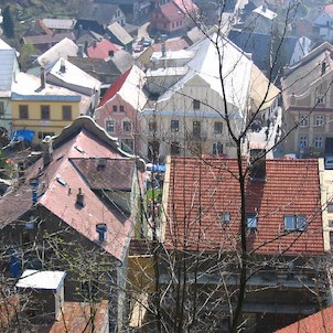Štramberk, Pohled ze Štramberské trůby na náměstí