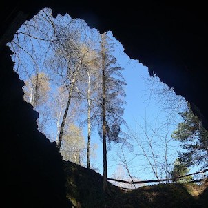 černý důl, Takto vypadá pohled od ústí dolu.Pozor-vstup na vlastní nebezpečí!