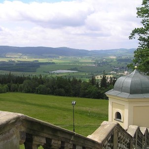 Pohled od kláštera