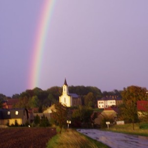 Déšť nad vsí