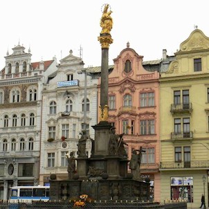 Plzeň - mariánský sloup