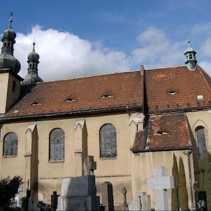 Dýšina - Gotický kostel Šimona a Judy