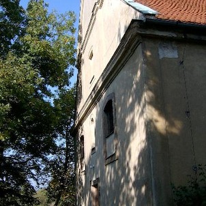 Průčelí kostela