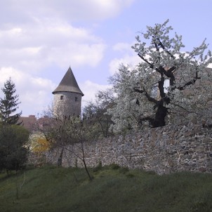 Čáslav - městské opevnění s Otakarovou věží