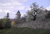 Čáslav - městské opevnění s Otakarovou věží