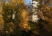 Žleby - podzimní park