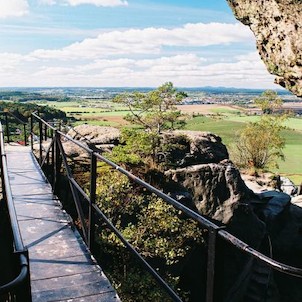 Drábské světničky- lávka