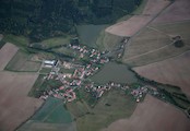 Letecký pohled Kotenčice
