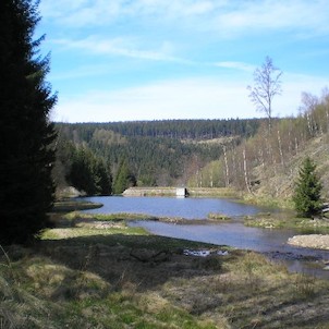 Lesní rybník, v místě, kde stávala Gabrielina Huť
