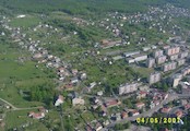 letecký snímek města
