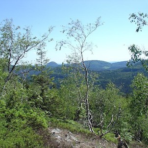 Jedlová, cestou na vrchol