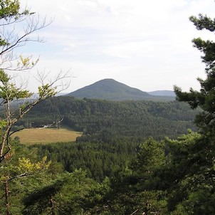 Růžovský vrch, z Malé Pravčické brány
