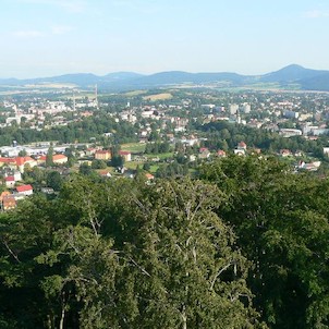 Výhled z Hrádku u Varnsdorfu