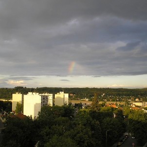 pohled na Bezručovy sady