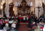 Třebívlice - Kostel, vystoupení Granátek
