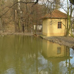 rybníček v parku, Třebívlice