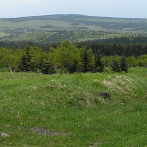 výhled od Lichtenwaldu, výhled na Loučnou