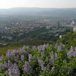 výhled z Doubravky, směrem na Teplice