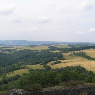 výhled z Blanska, na Krušné hory