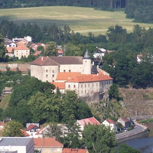 Pohled na Ledečský hrad