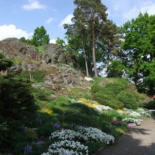 zahrady hradu Kamen