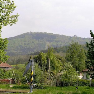 pohled na horu od nádraží v Bystřici pod Hostýnem