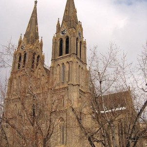 Kostel Sv.Ludmily z jihozápadu