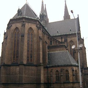 Kostel Sv.Ludmily z východu