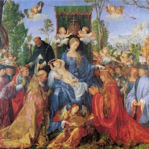 Růžencová slavnost, Albrecht Dürer