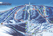 Mapa Ski areálu Klínovec