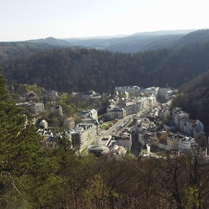 Pohled na lázeňské centrum